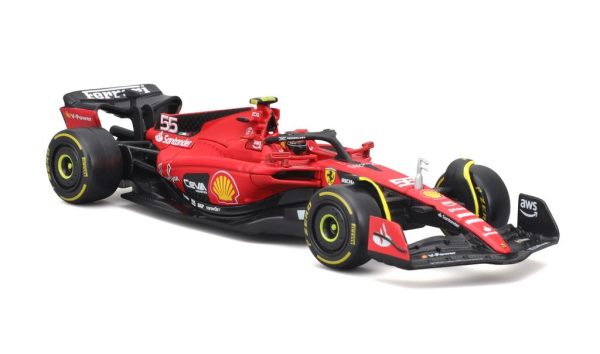 Ferrari SF-23 F1 #55 CARLOS SAINZ SEASON CAR 2023 c/capacete - Escala 1:43 - Image 2