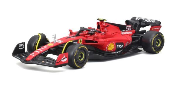Ferrari SF-23 F1 #55 CARLOS SAINZ SEASON CAR 2023 c/capacete - Escala 1:43