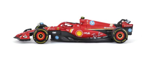Ferrari SF-24 #55 CARLOS SAINZ F1 2024 With Helmet Escala - 1:43 - Image 8