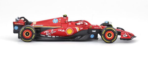 Ferrari SF-24 #55 CARLOS SAINZ F1 2024 With Helmet Escala - 1:43 - Image 7