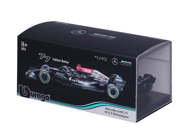Mercedes Benz AMG F1 W12 EQ POWER+ #77 VALTTERI BOTTAS 2021 c/capacete - Escala 1:43 - Image 3
