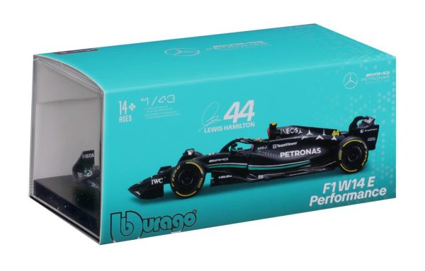 Mercedes Benz AMG W14 #44 LEWIS HAMILTON 2023 With Helmet - Escala 1:43 - Image 2