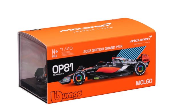 McLaren MCL60 #81 OSCAR PIASTRI 2023 With Helmet Escala 1:43 - Image 3