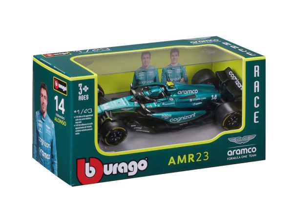 ASTON MARTIN ARAMCO COGNIZANT AMR23 #14 FERNANDO ALONSO 2023- Escala 1:43 - Image 2