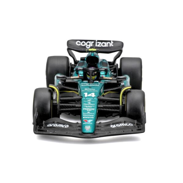 ASTON MARTIN ARAMCO COGNIZANT AMR23 #14 FERNANDO ALONSO 2023 W/ HELMET Escala 1:43 - Image 3