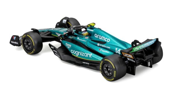 ASTON MARTIN ARAMCO COGNIZANT AMR23 #14 FERNANDO ALONSO 2023 W/ HELMET Escala 1:43 - Image 11