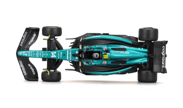 ASTON MARTIN ARAMCO COGNIZANT AMR23 #14 FERNANDO ALONSO 2023 W/ HELMET Escala 1:43 - Image 8