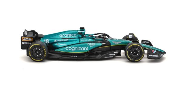 ASTON MARTIN ARAMCO COGNIZANT AMR23 #18 LANCE STROLL 2023 W/ HELMET Escala 1:43 - Image 6