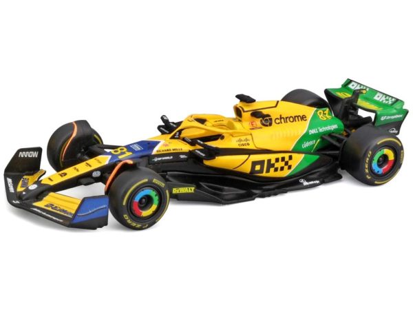 Mclaren MCL 38 #81 OSCAR PIASTRI 2nd MONACO GP - SENNA 30th ANNIVERSARY LIVERY 2024 Escala - 1:43