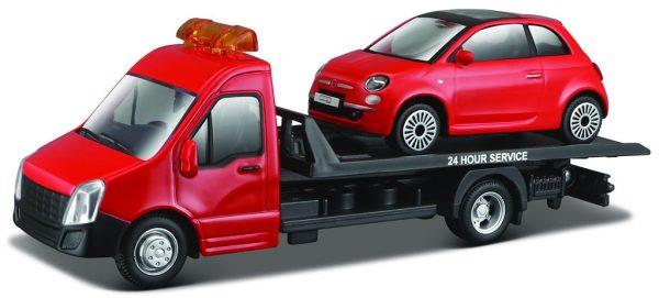 FIAT 500 2007 + PRONTO SOCORRO - Escala 1:43
