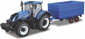 NEW HOLLAND T7HD TRACTOR+ TRAILER - 1:32