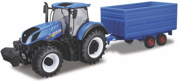 NEW HOLLAND T7HD TRACTOR+ TRAILER - 1:32