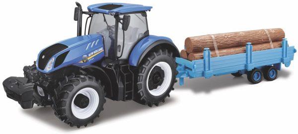 NEW HOLLAND T7.315 TRACTOR + TRAILER - 1:32