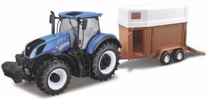 NEW HOLLAND T7.315 TRACTOR +TRAILER - 1:32