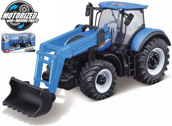 NEW HOLLAND T7.315 + CARREGADOR FRONTAL - Escala 10 CM