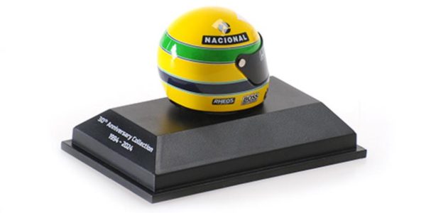 HELMET AYRTON SENNA - WORLD CHAMPION 1991 Escala -1:8 - Image 3