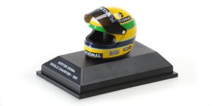 HELMET AYRTON SENNA - WORLD CHAMPION 1991 Escala -1:8