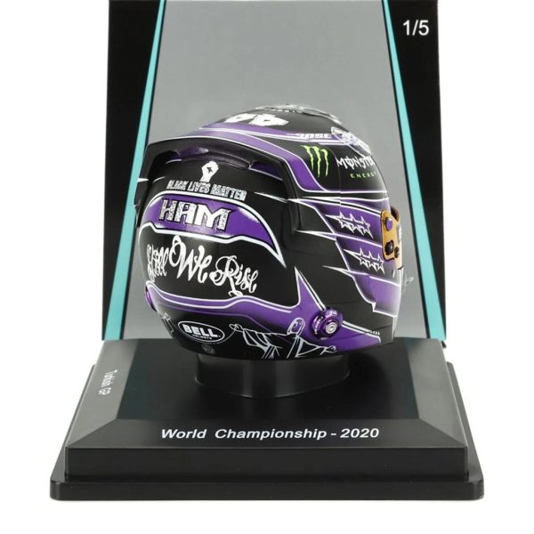 BELL CAPACETE F1 LEWIS HAMILTON #44 WINNER TURKISH GP 2020 - 7 TIME WORLD CHAMPION  Escala -1:5 - Image 2
