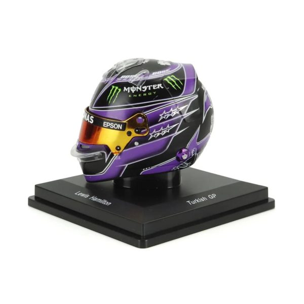 BELL CAPACETE F1 LEWIS HAMILTON #44 WINNER TURKISH GP 2020 - 7 TIME WORLD CHAMPION  Escala -1:5 - Image 3