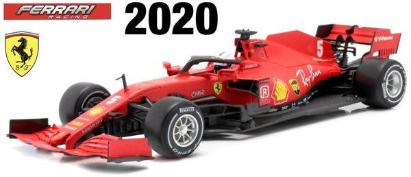 Ferrari SCUDERIA SF1000 #5 SEBASTIAN VETTEL SEASON CARRO 2020 - Escala 1:18