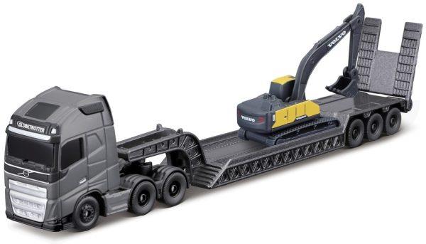 VOLVO FH16 + VOLVO EC220E ESCAVADORA COM BALDE (7,6 CM) - Escala 3"