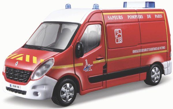 Renault MASTER SAPEURS POMPIERS DE PARIS - Escala 1:50
