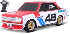Datsun 510 #46 2.4 GHz (veículo recarregável por USB) - Escala 1:24
