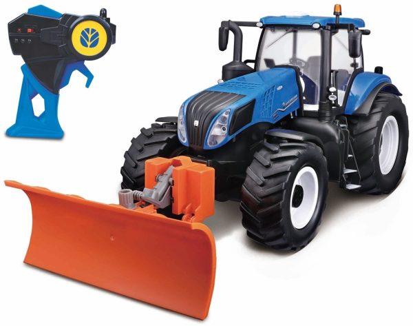 New Holland T8.435 WITH SNOW PLOW 2.4 GHz - Escala 1:16