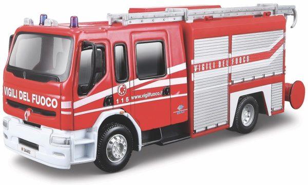 Renault PREMIUM EMERGENCY FIRE TRUCK - VIGILI DEL FUOCO (Italie) - Escala 1:50