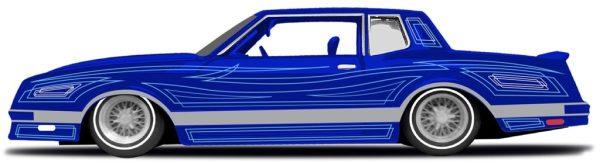Chevrolet MONTE CARLO LOWRIDER 1986 - Escala 1:24
