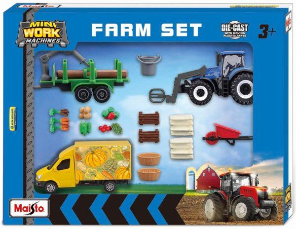 New Holland TRATOR AGRÍCOLA PLAY SET - 12 pcs (7