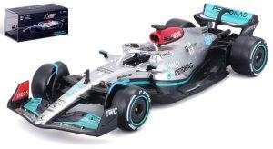 Mercedes Benz AMG W13E PERFORMANCE #63 GEORGE RUSSELL 2022 C/CAPACETE - Escala 1:43