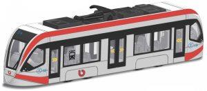 INTERCITY TRAM - Escala 19 CM