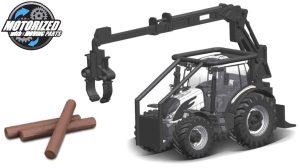 Valtra N174 FORESTRY TRACTOR + CARREGADOR DE TORROS - Escala 10 CM