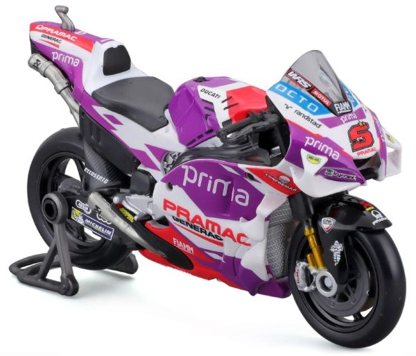 Ducati DESMOSEDICI GP22 PRAMAC RACING #5 JOHANN ZARCO 2021 - Escala 1:18
