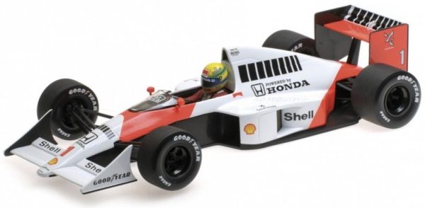 Mclaren HONDA MP4/5 #1 AYTRON SENNA GERMANY GP 1989 Escala - 1:43