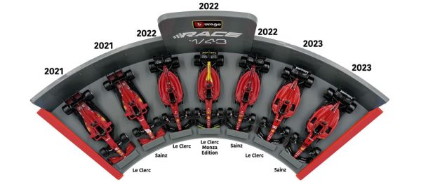 Expositor Scuderia FERRARI Ferrari SF21, F1-75, SF-23 - 7 CAR SET Escala 1:43 - Image 2