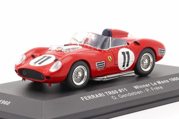 FERRARI TR60 #11 GENDEBIEN/FRERE WINNER 24H LE MANS 1960 Escala - 1:43