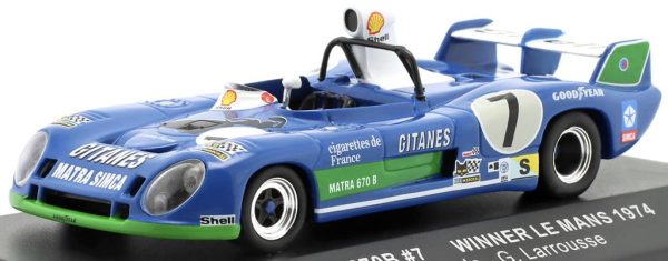 Matra 670 #7 H.PESCAROLO/G.LARROUSSE 24H LE MANS 1974 Escala - 1:43