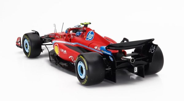 FERRARI F1 SF-24 TEAM SCUDERIA FERRARI N 55 5th MIAMI GP 2024 CARLOS SAINZ - Escala 1:18 - Image 2