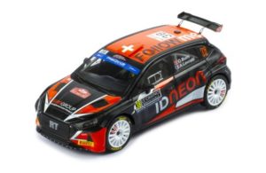 Hyundai i20 N #38 BURRI/LEVRATTI WRC2 RALLY MONTE CARLO 2023 Escala 1:43