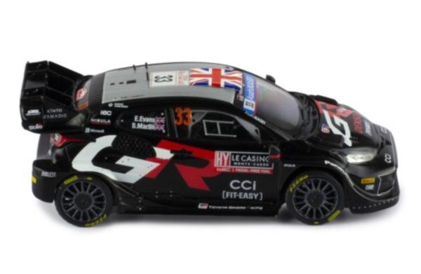 Toyota GR YARIS RALLY1 HYBRID #33 EVANS/MARTIN RALLY SWEDEN 2024 Escala - 1:18 - Image 3