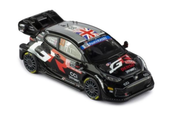 Toyota GR YARIS RALLY1 HYBRID #33 EVANS/MARTIN RALLY SWEDEN 2024 Escala - 1:18