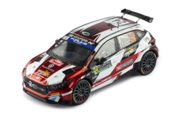 Hyundai i20 N RALLY2 #24 CIAMIN/ROCHE RALLY MONTE CARLO 2024 Escala 1:43