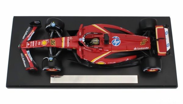 Ferrari SF-24 #16 CHARLES LECLERC 4th ITALY GP IMOLA 2024 (HARD CASE + STAND) Escala - 1:18 - Image 2